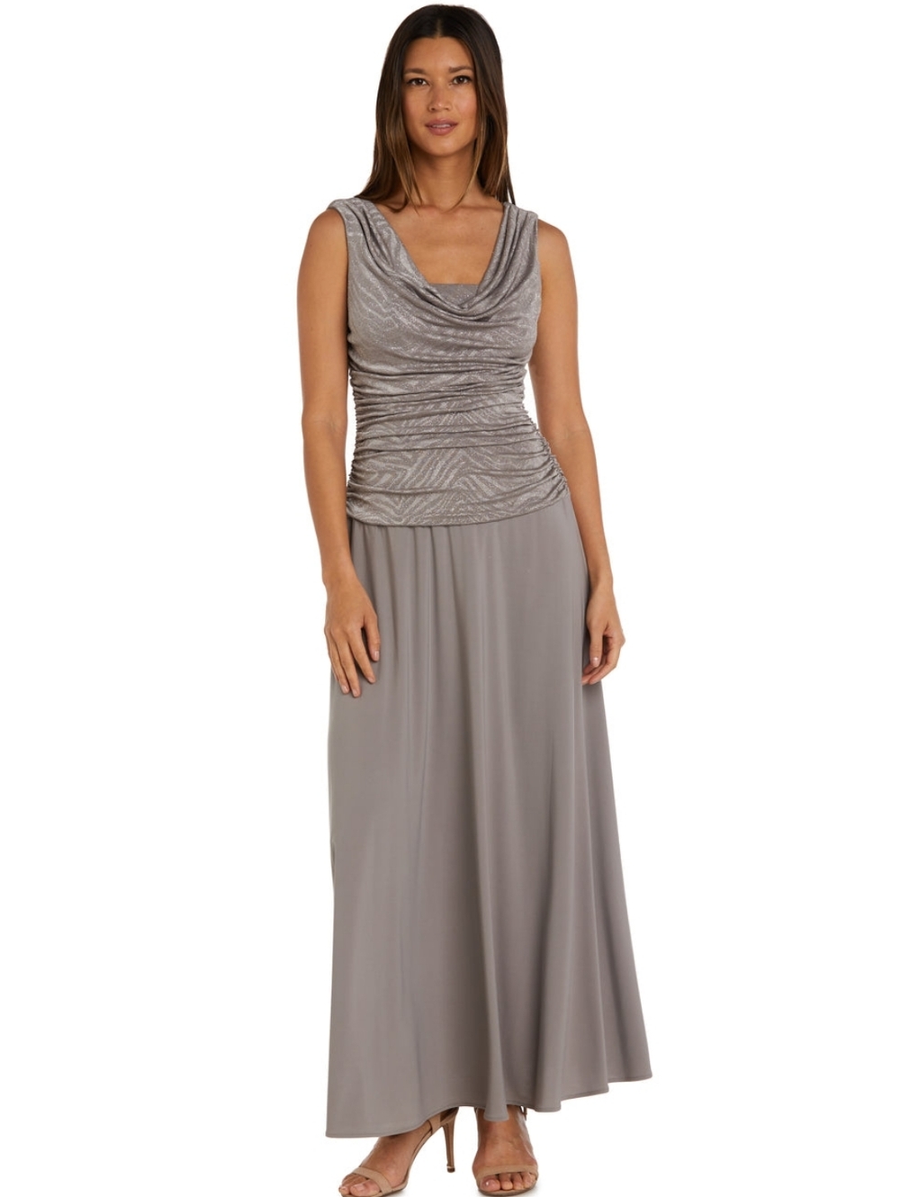 R&M RICHARDS Glitter Bodice Evening Gown SIZE 16W